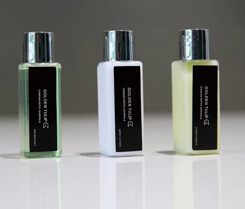 30Ml Mini Hospitality Guest Hotel Bath Shower Gel and Shampoo Set