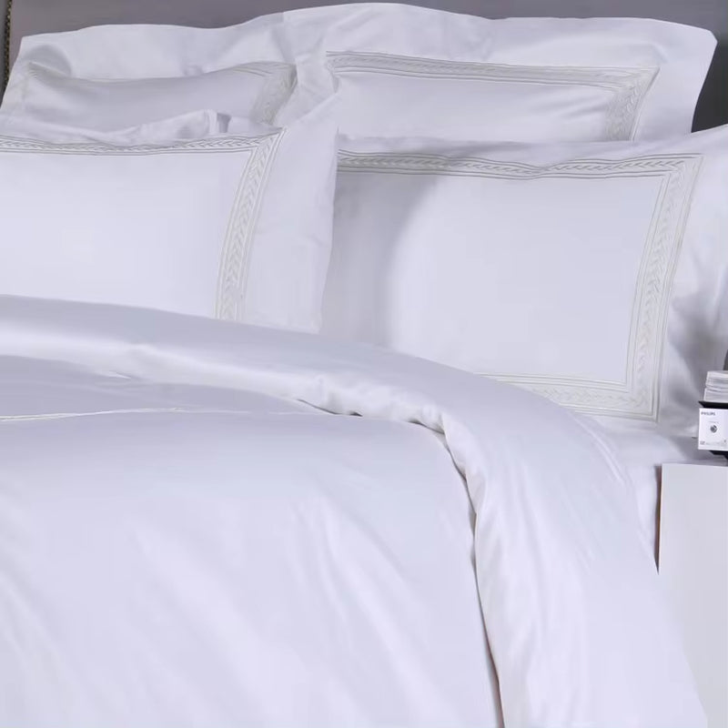 Whole Cotton Bed Sheet Bedding Set for Hotel