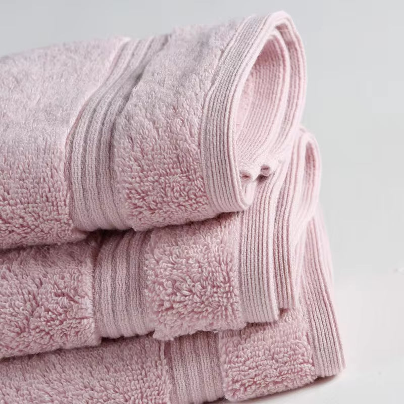 Luxury Custom Towel Cotton Set Excellent Quality White
