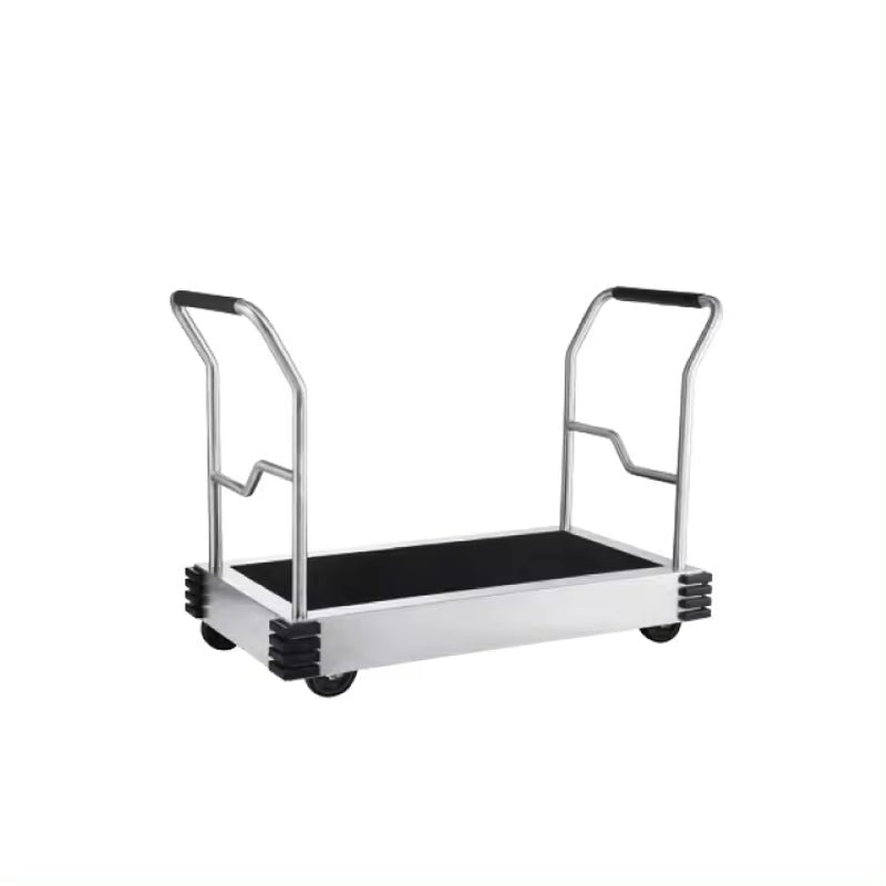 High Quality 304 Stainless Steel Hotel Used Bellman Baggag Cart