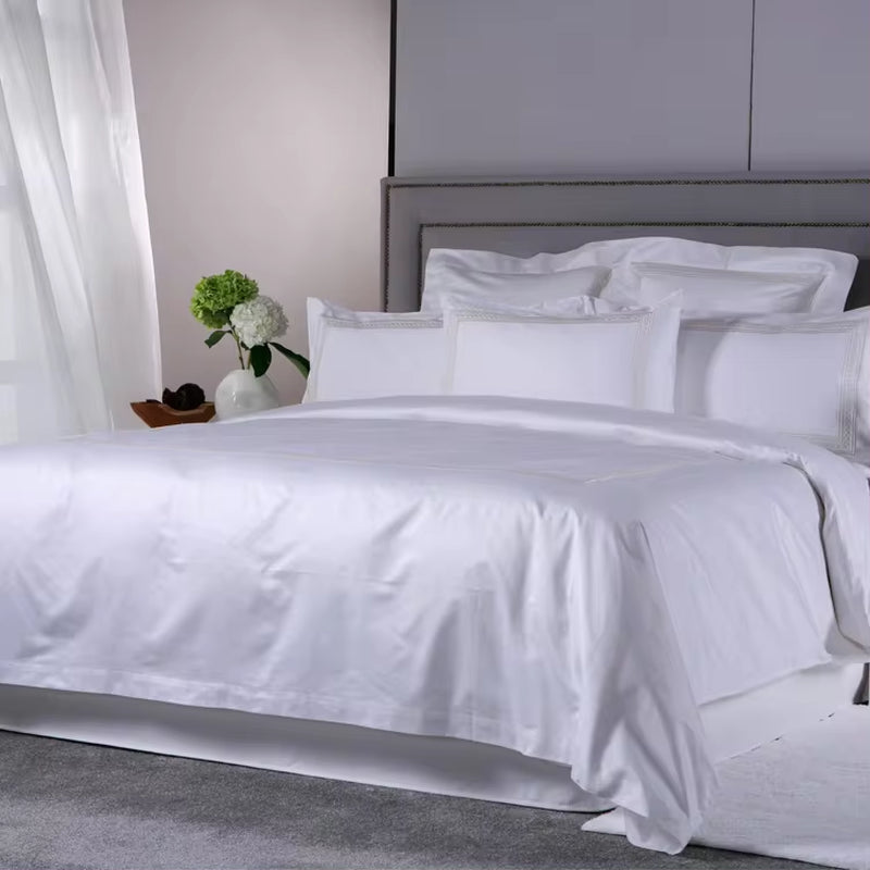 Whole Cotton Bed Sheet Bedding Set for Hotel