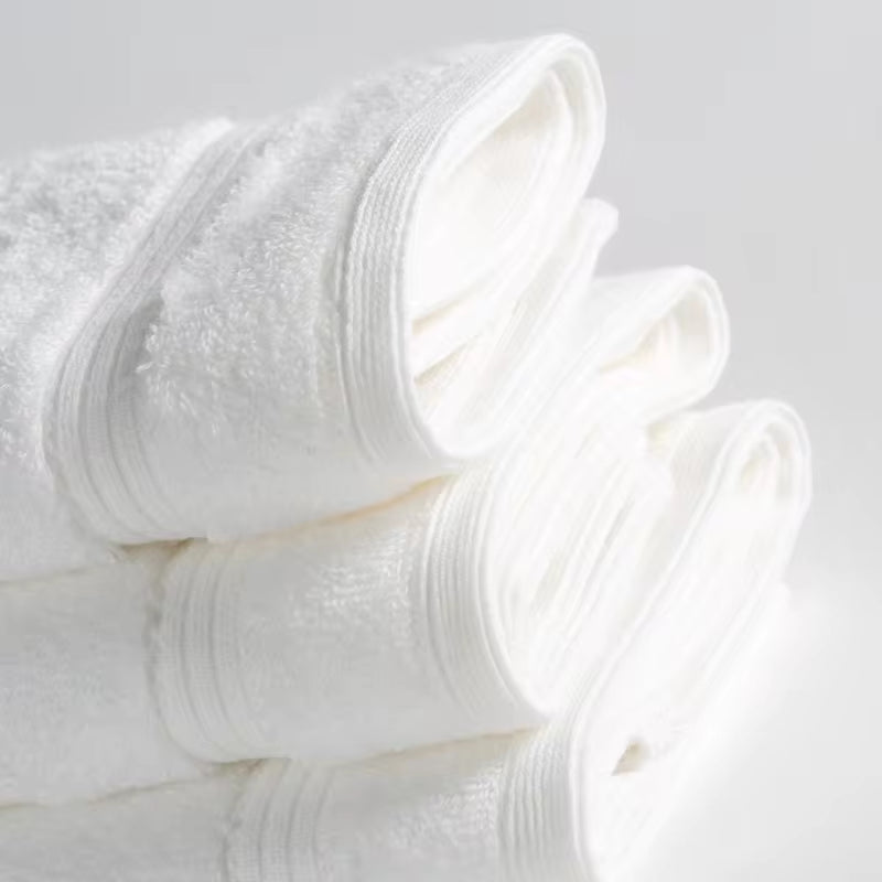 Cotton White Hotel Towels Bath Towel Hand Towel Hot Selling Superior