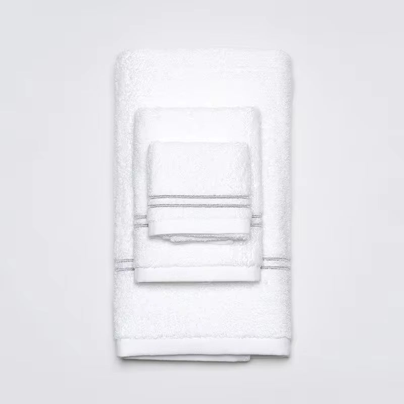 Cotton White Hotel Towels Bath Towel Hand Towel Hot Selling Superior