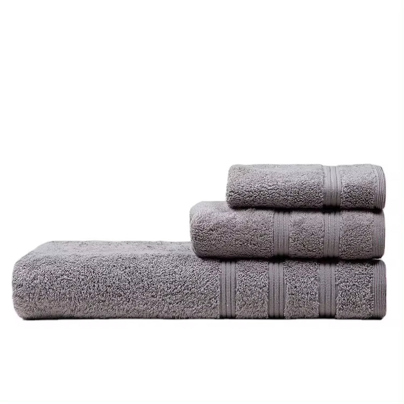 Luxury Custom Towel Cotton Set Excellent Quality White