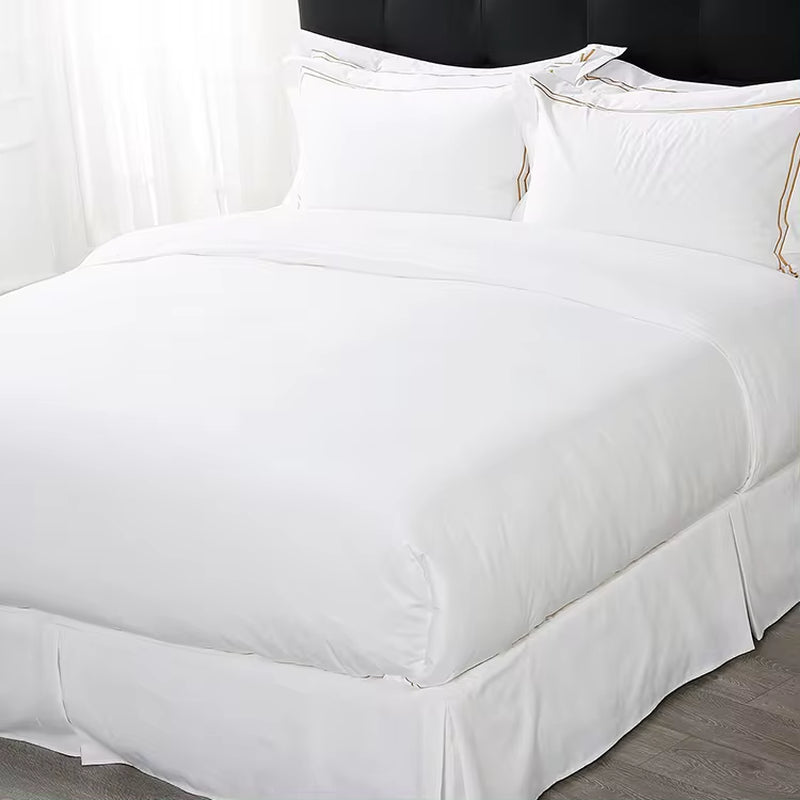 Custom High Quality 1000 Thread Count 100% Cotton Bed Sheet Set Hotel Comforter Sets Bedding Luxury