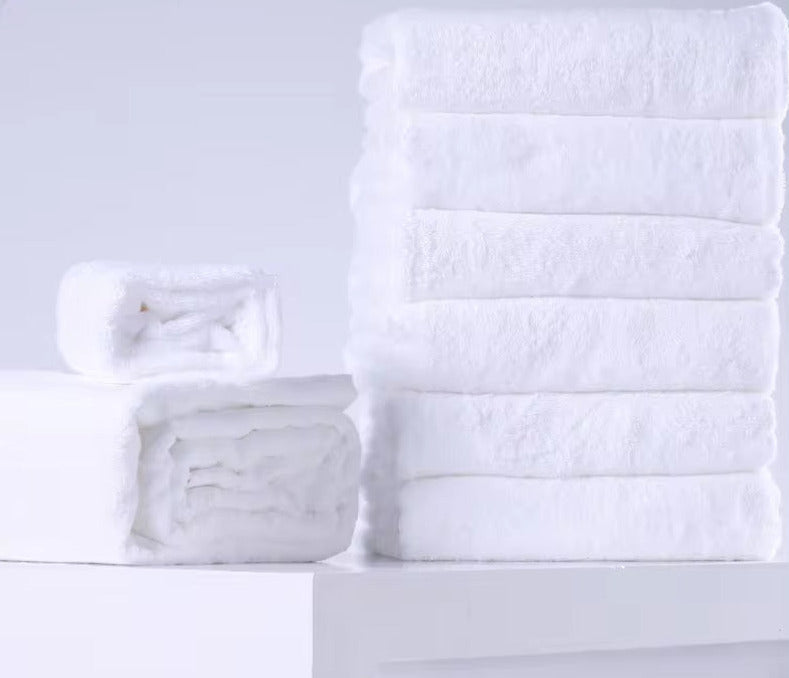 Wholesale Price Standard Size Pure Cotton Plain Big White Hotel Bath Towel 500 Gsm