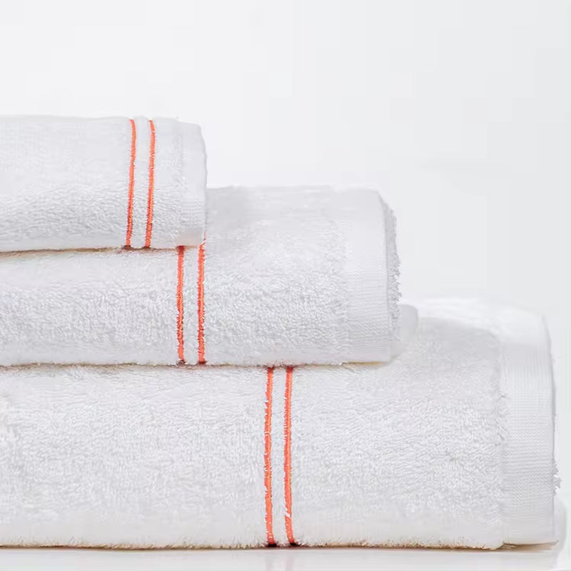 Hot Selling Pure Cotton White Hotel Towels Bath Towel Hand Towel