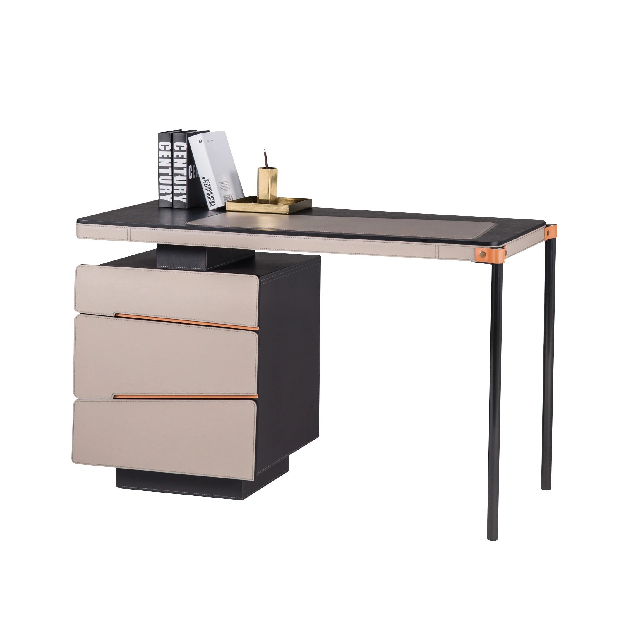 Economic Simple Design Office Computer Desk with Drawer Modern Home Furniture Wooden Study Desk for Home Office