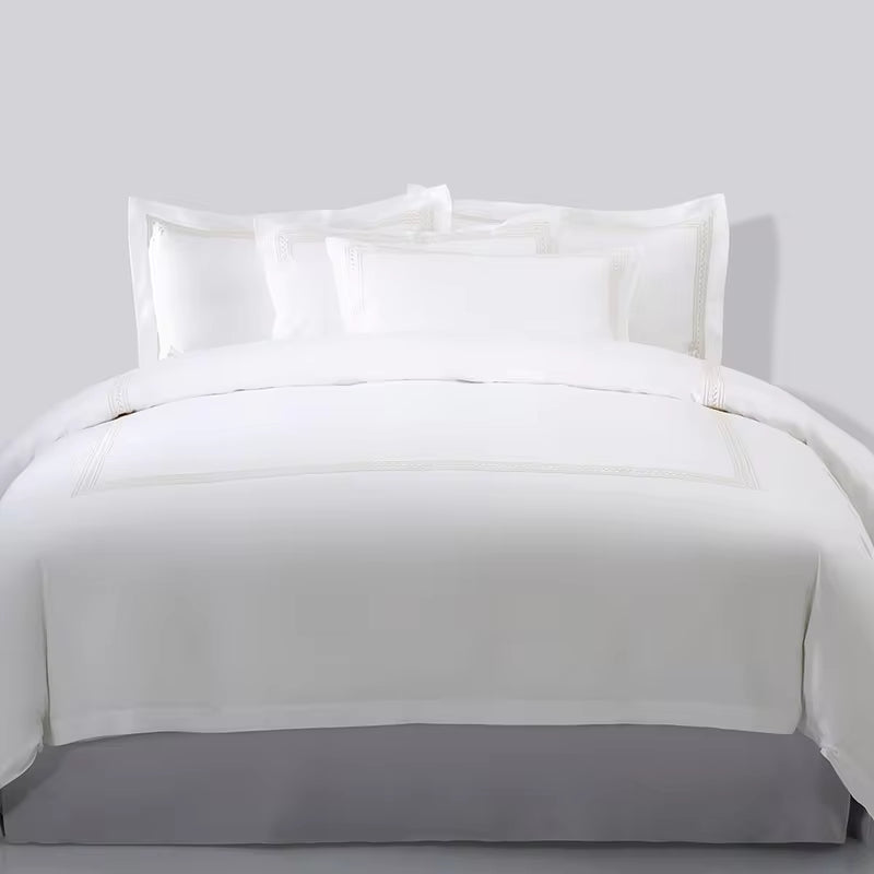 Popular Hotel Satin Fluffy Comforter Sets Good Quality Velvet Duvet Cover Purified 100% Cotton Bedding Set