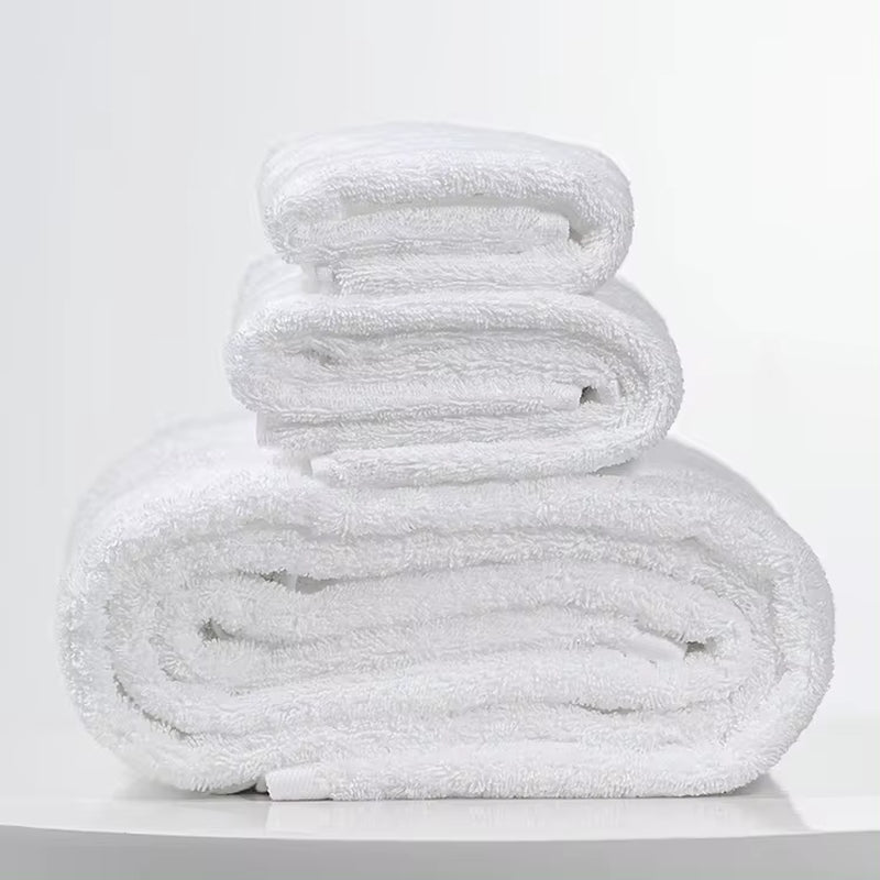 Wholesale Price High-Quality Cotton White 5 Star Hotel Towels Bath Towel Hand Towel