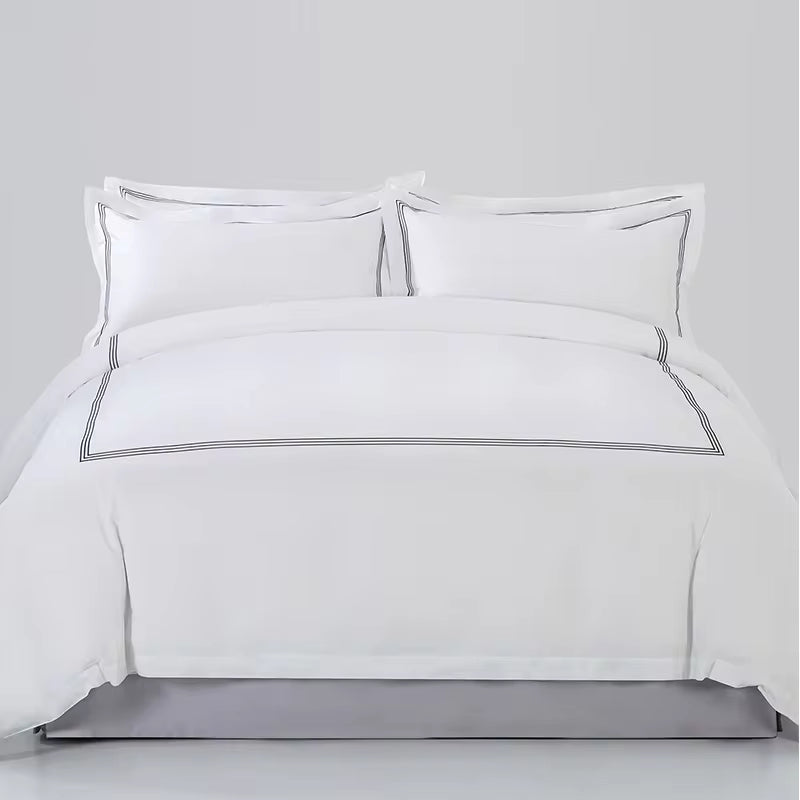 Whole Cotton Bed Sheet Bedding Set for Hotel