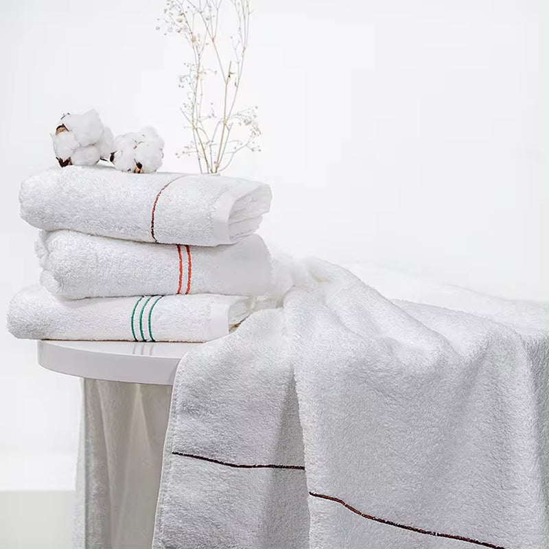 Hot Selling Pure Cotton White Hotel Towels Bath Towel Hand Towel