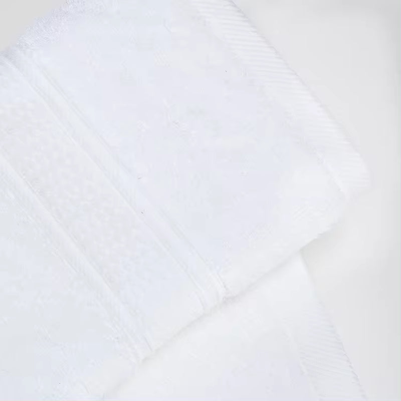 2023 Hottest Selling Hotel Towels Superior High-Quality Cotton Plain White 5 Star Jacquard Towels