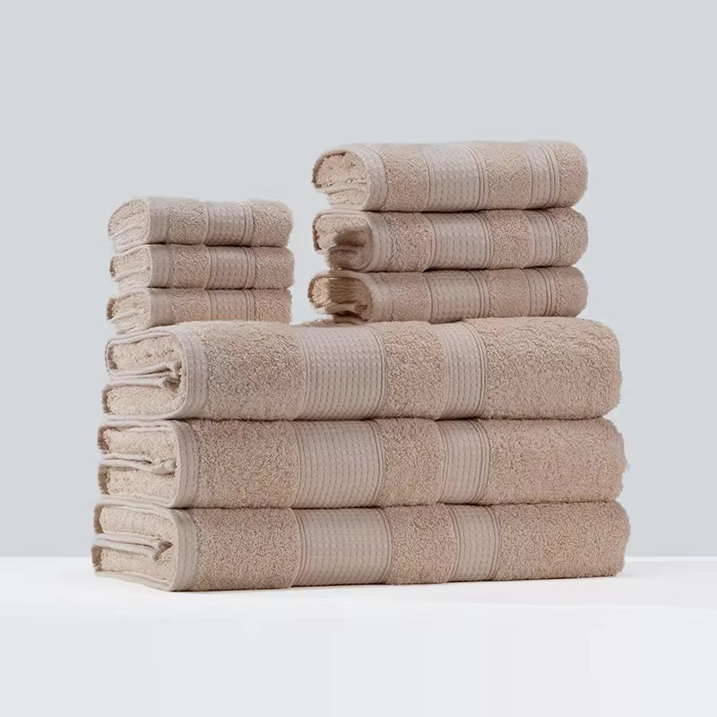 Wholesale Luxury 100% Cotton Bathroom Shower Towel Spa White Towel Hotel Towel Set